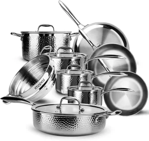 14-Piece Stainless Steel Cookware Set
